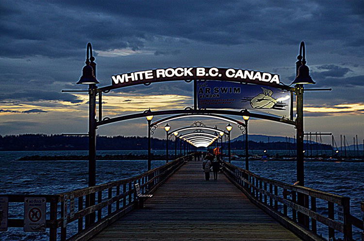 The Pier White Rock BC Canada Print White Rock ca 1939